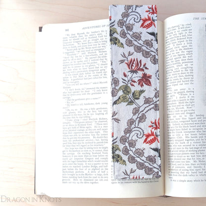 Rosebud Bookmark - Dragon in Knots