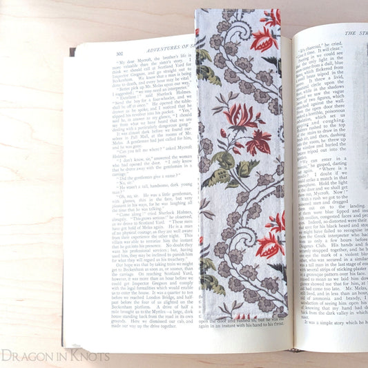 Rosebud Bookmark - Dragon in Knots