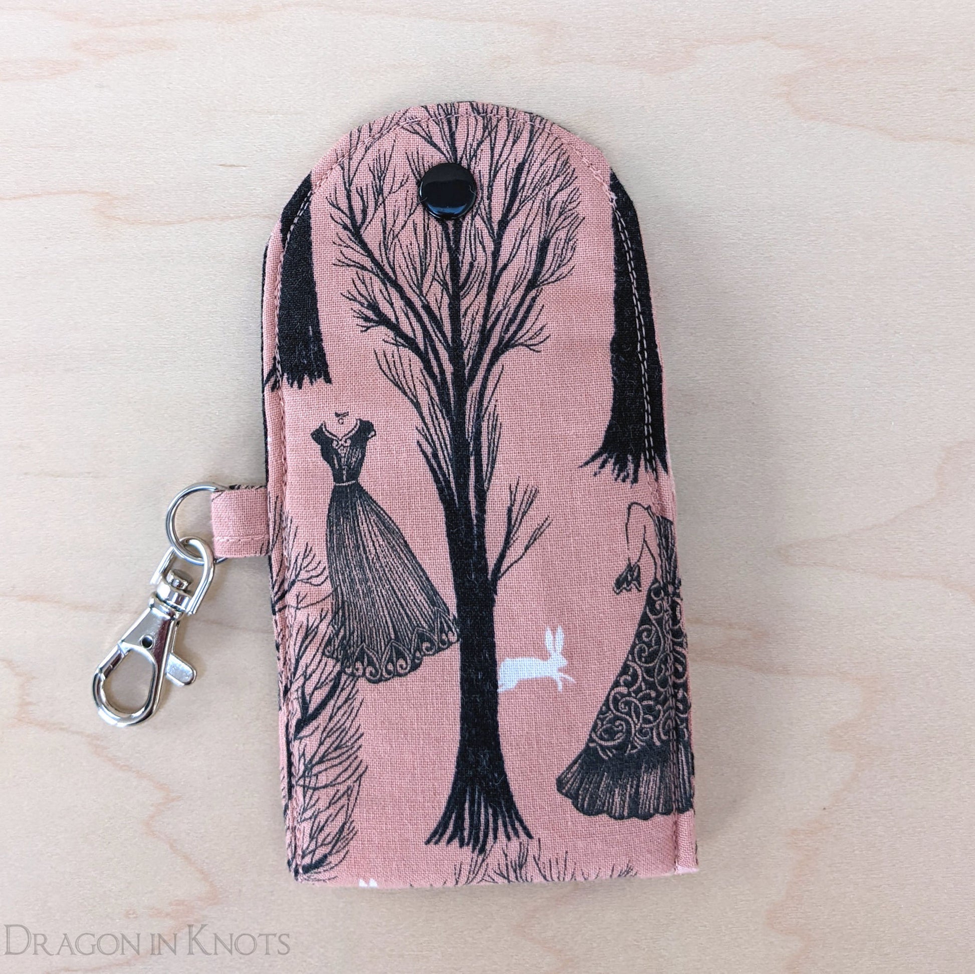 The Lady of the Forest - Lip Balm and Card Pouch - Dragon in Knots