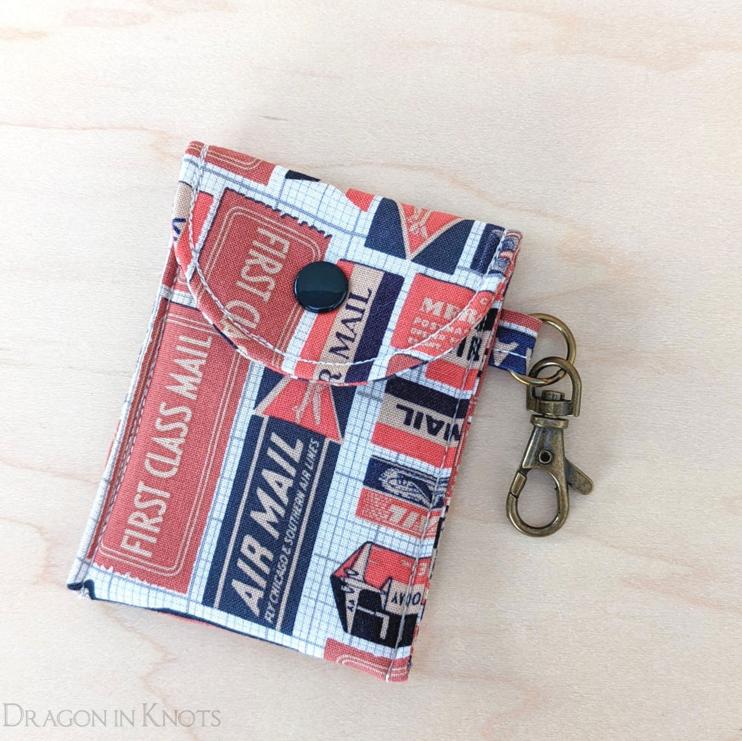 Air Mail Mini Essentials Pouch - Dragon in Knots