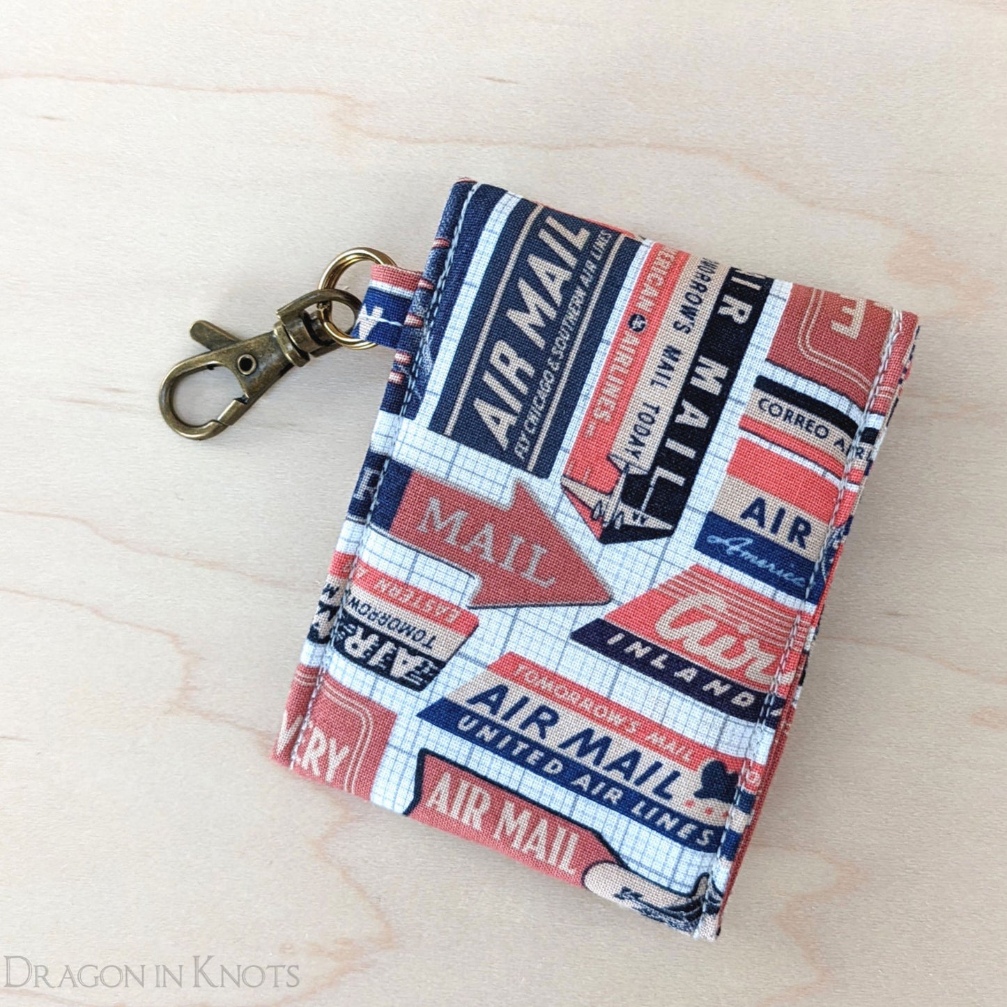 Air Mail Mini Essentials Pouch - Dragon in Knots