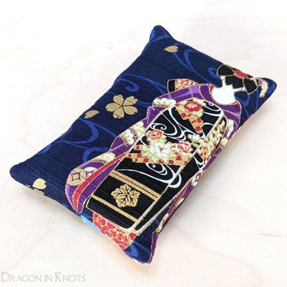 Geisha Pocket Tissue Holder - Dragon in Knots