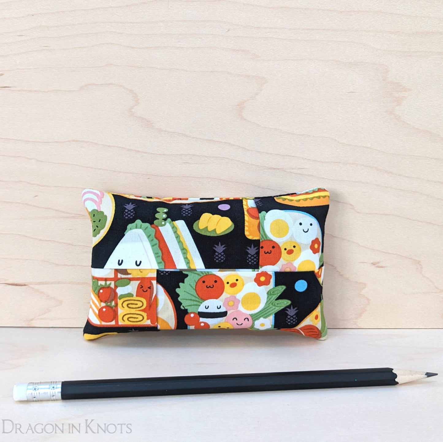 Bento Box Pocket Tissue Holder - Dragon in Knots