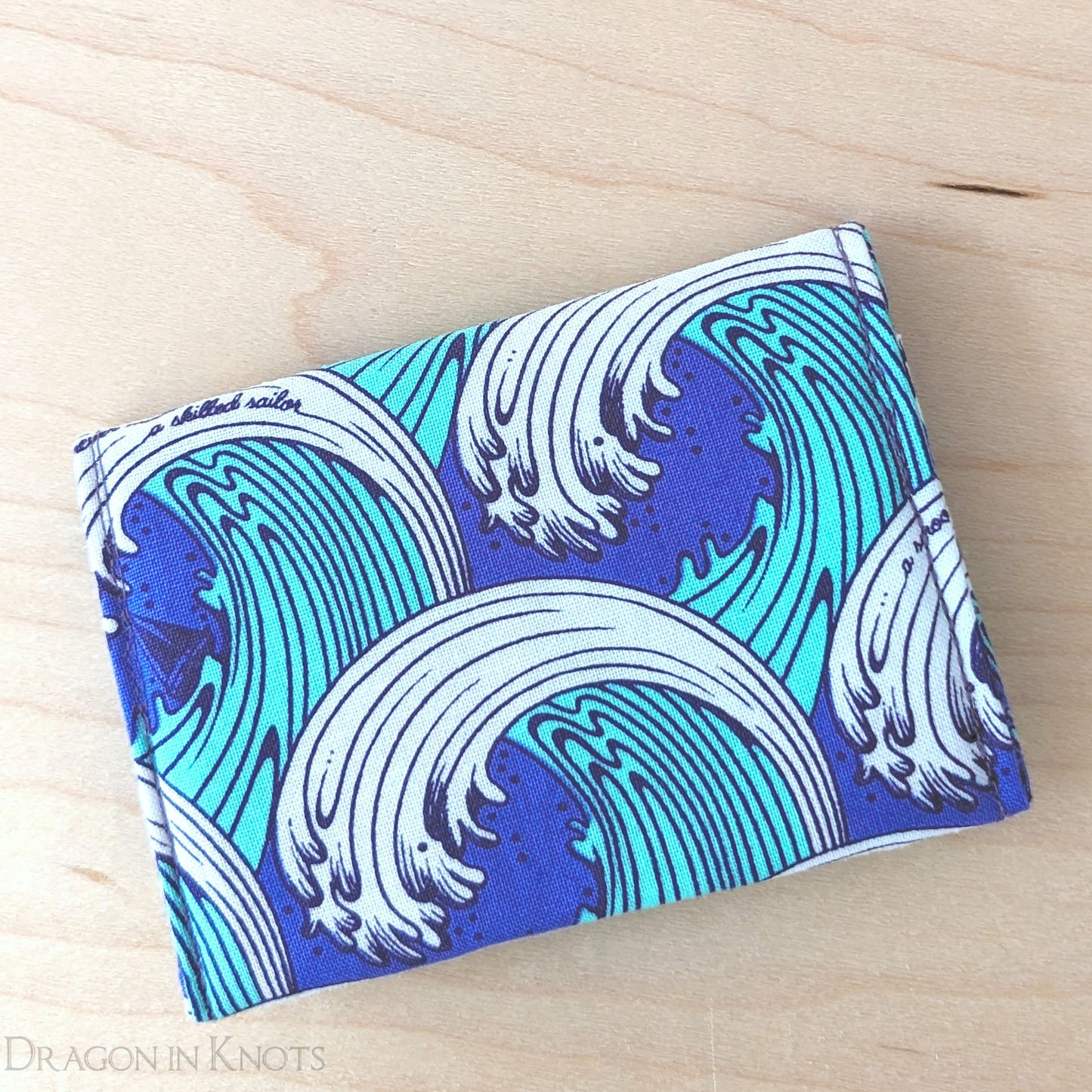 Ocean Waves - Card Wallet - Dragon in Knots