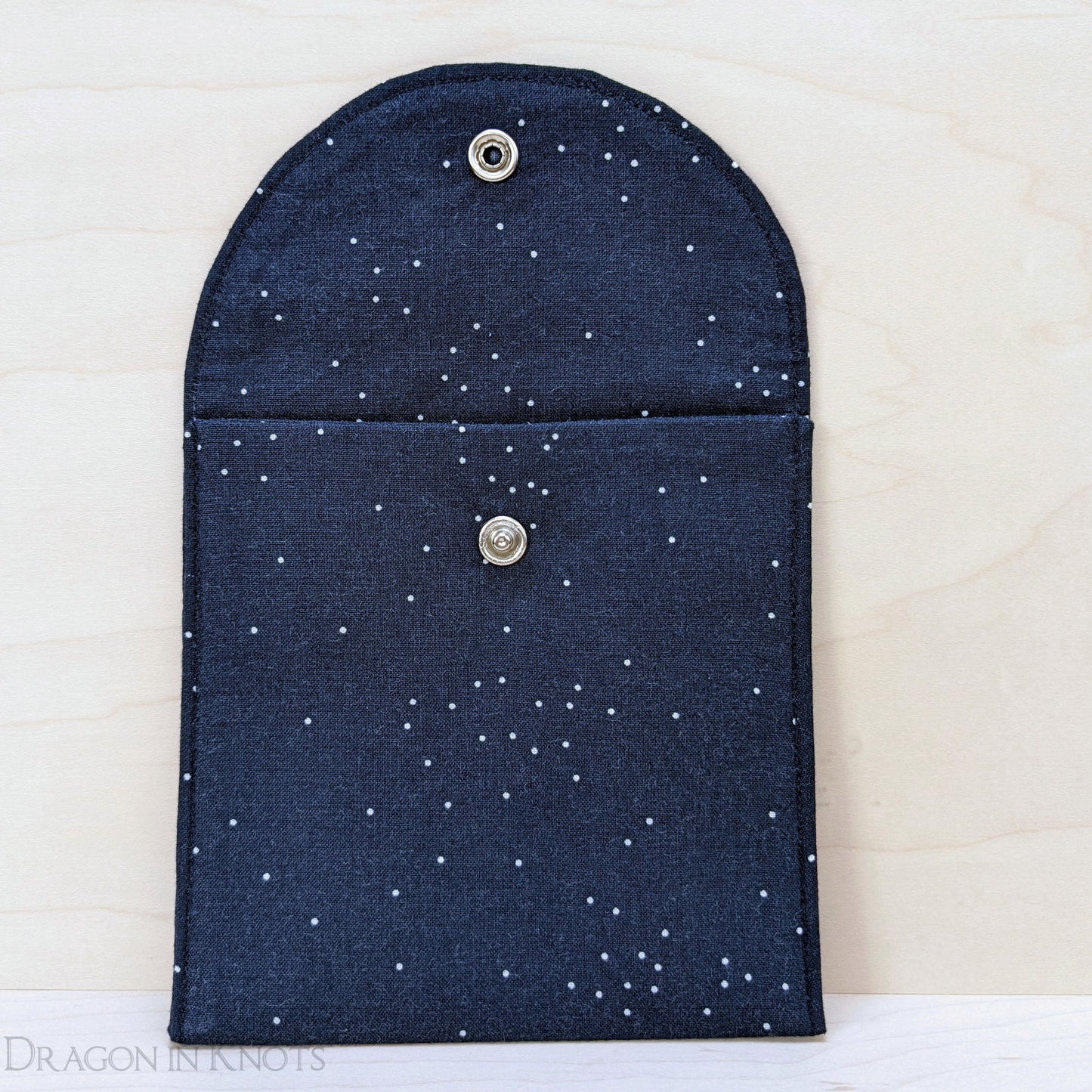 Night Sky Passport Holder - Dragon in Knots handmade