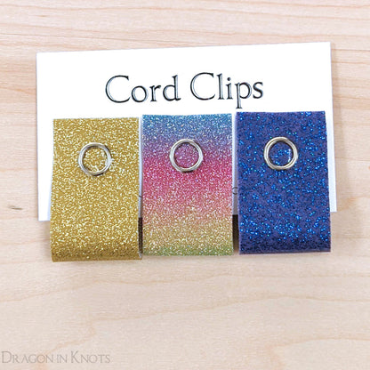Unicorn Colors - Cord Clips - Dragon in Knots