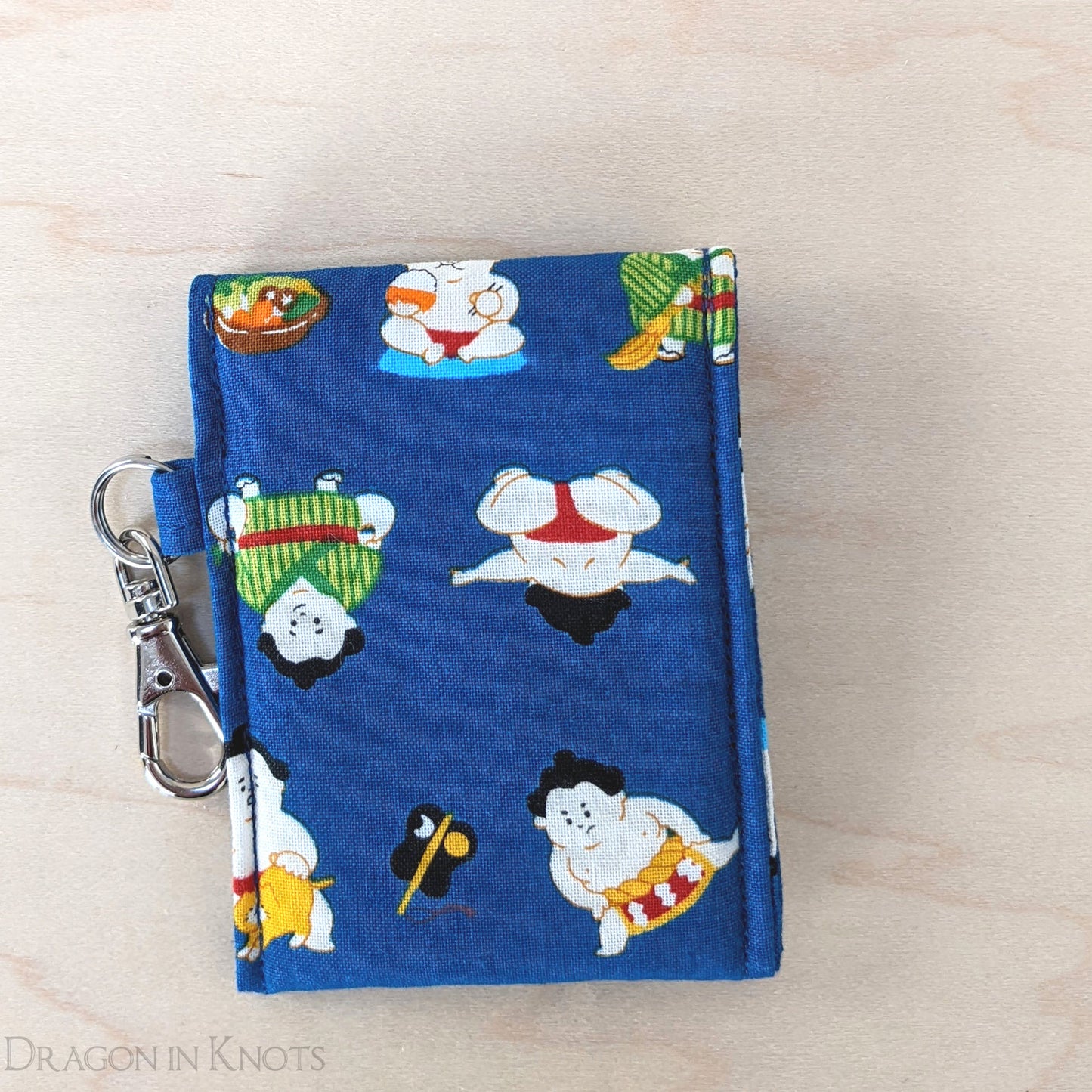 A Sumo Wrestler and his Cats - Mini Essentials Pouch - Dragon in Knots