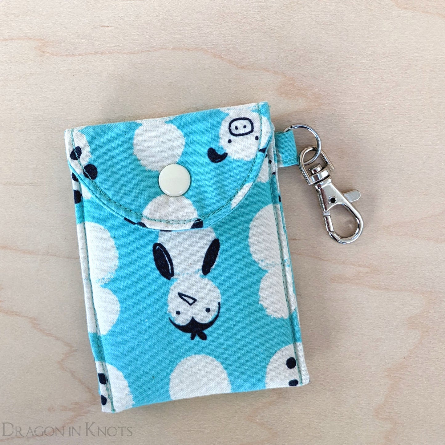 Snow Dog Lip Gloss and Card Pouch - Dragon in Knots