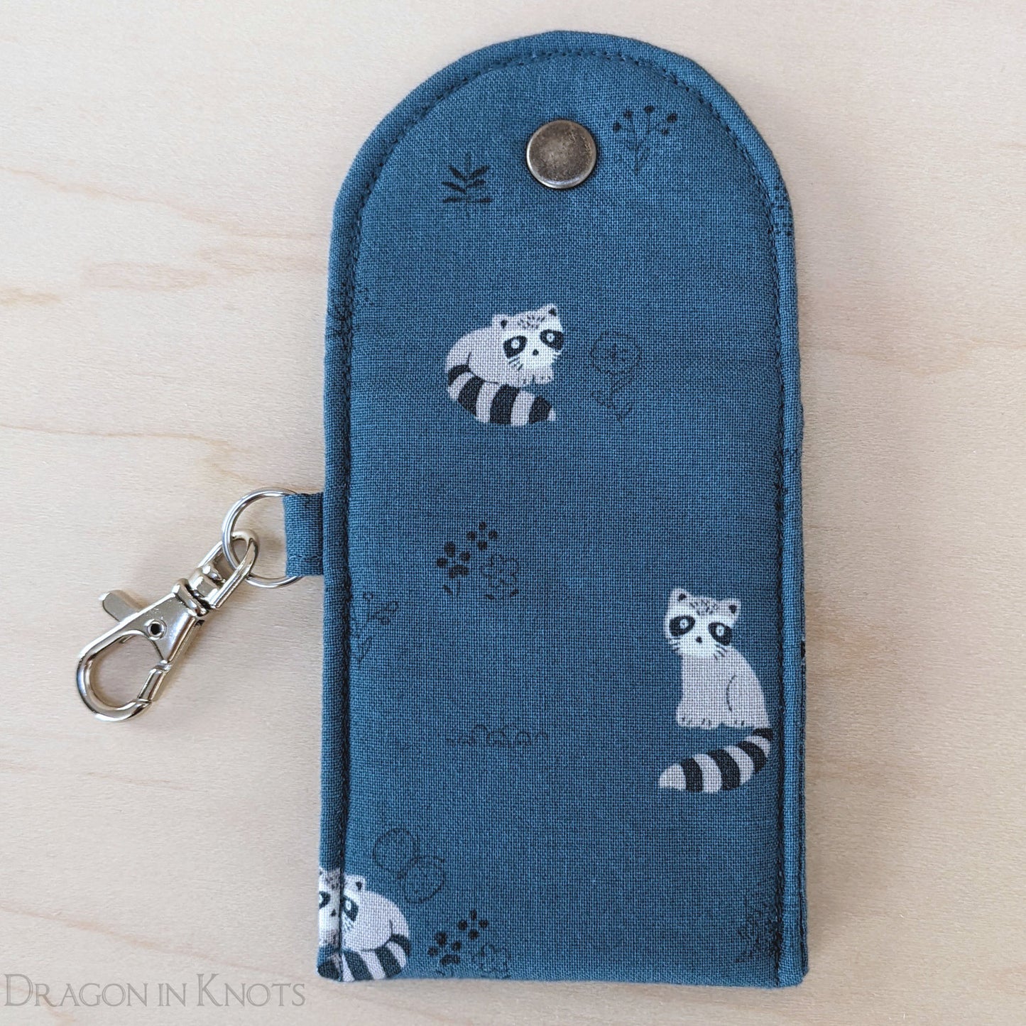 Raccoon Mini Essentials Pouch - Dragon in Knots