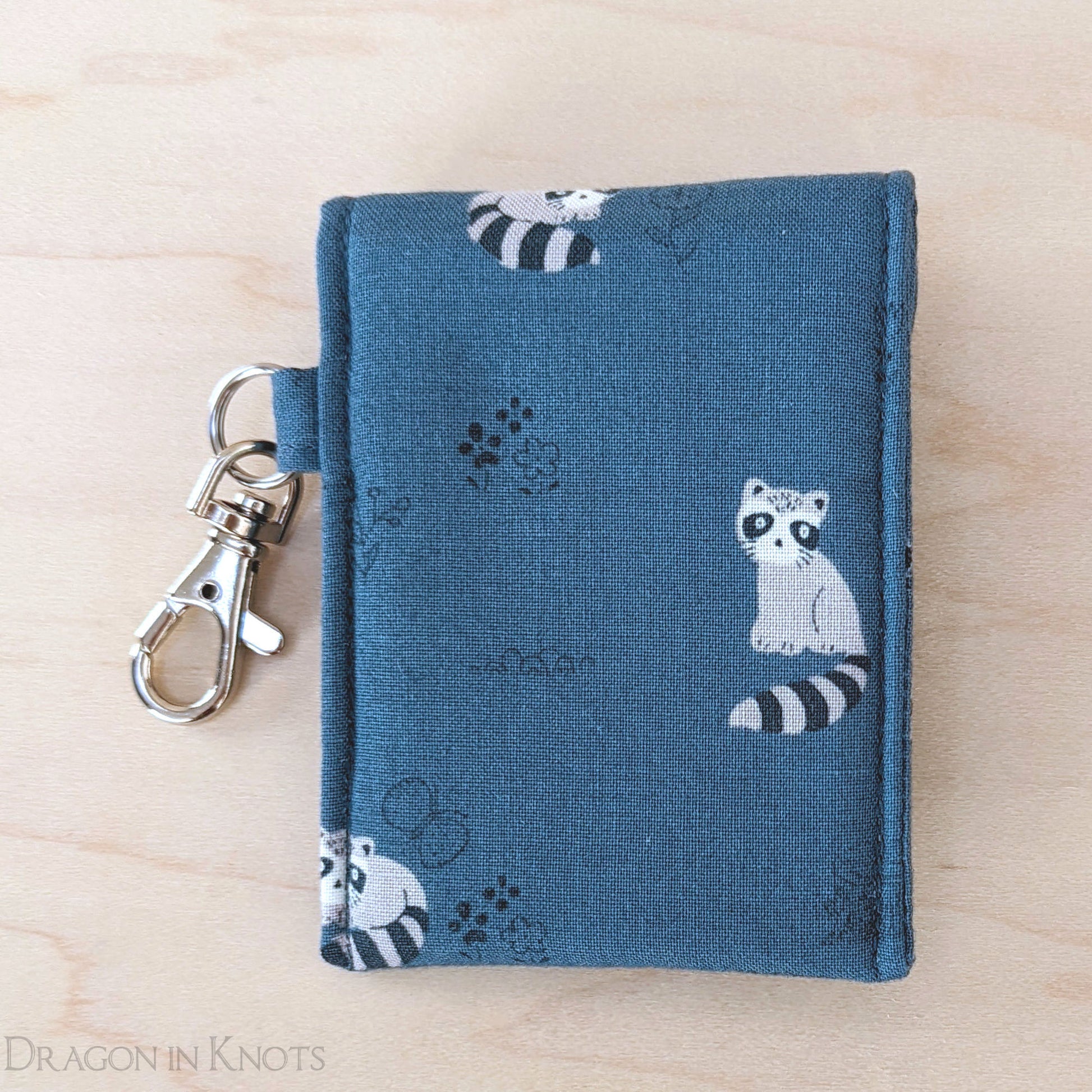 Raccoon Mini Essentials Pouch - Insulated Case with Keyring and