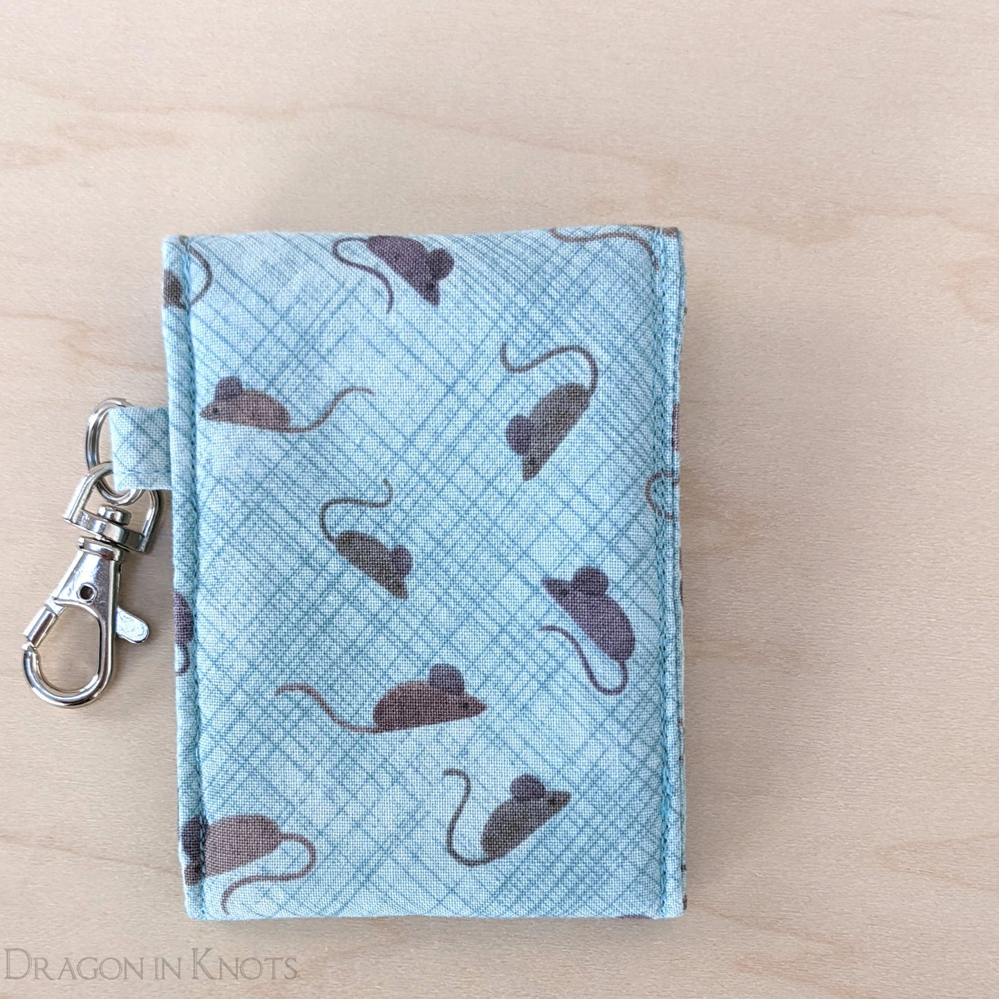 Mouse Lip Gloss Holder and Card Wallet - Dragon in Knots