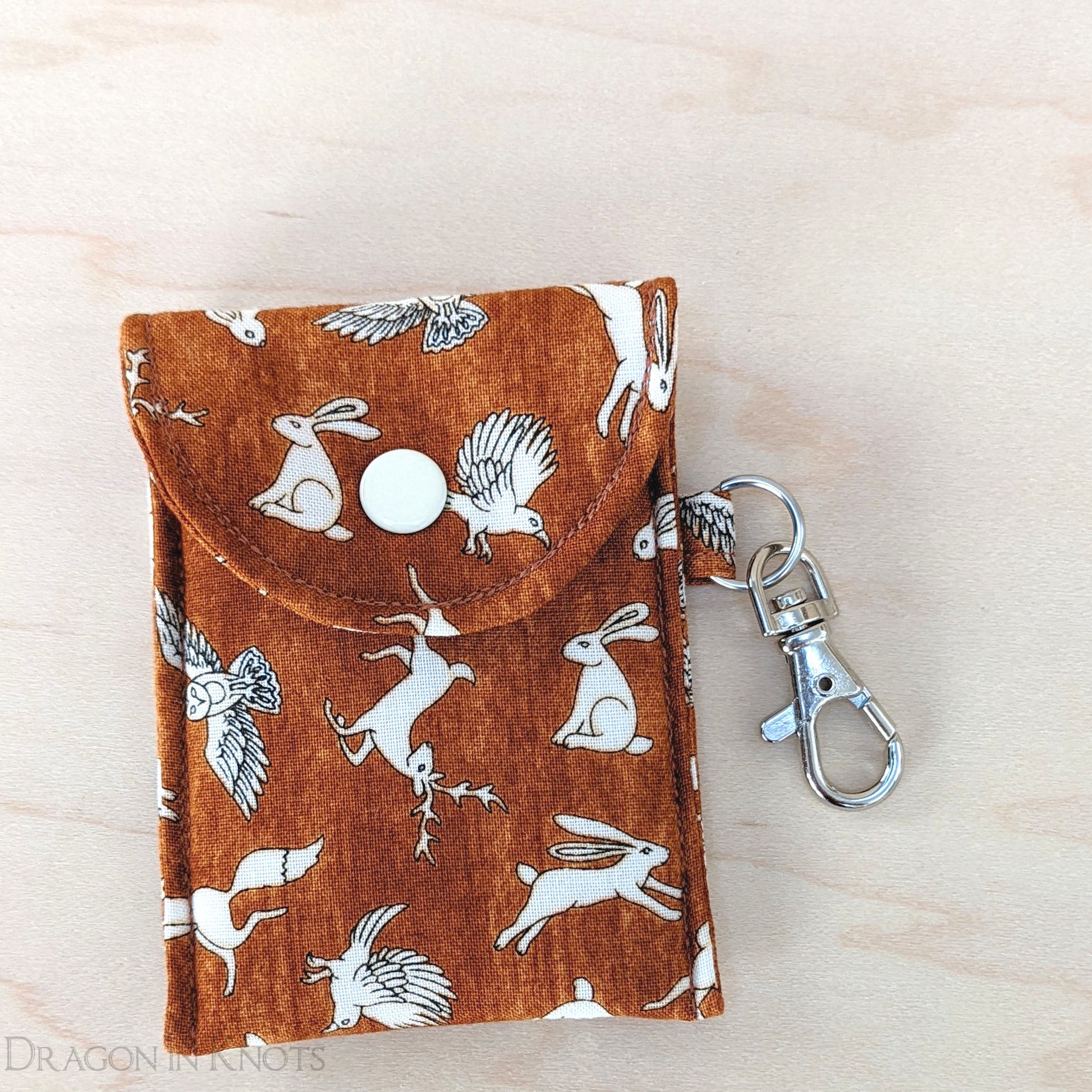 Wild and Wise Mini Essentials Pouch - Dragon in Knots