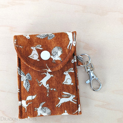 Wild and Wise Mini Essentials Pouch - Dragon in Knots