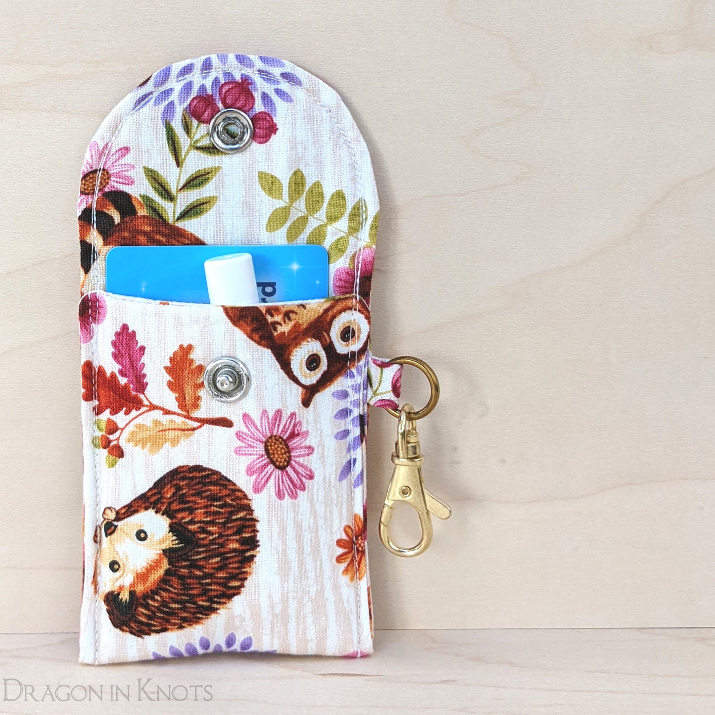 Woodland Animals Mini Essentials Pouch - Dragon in Knots