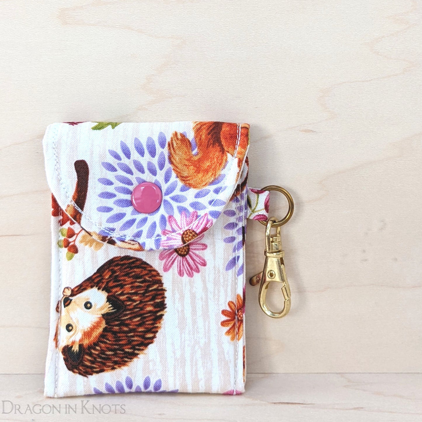 Woodland Animals Mini Essentials Pouch - Dragon in Knots