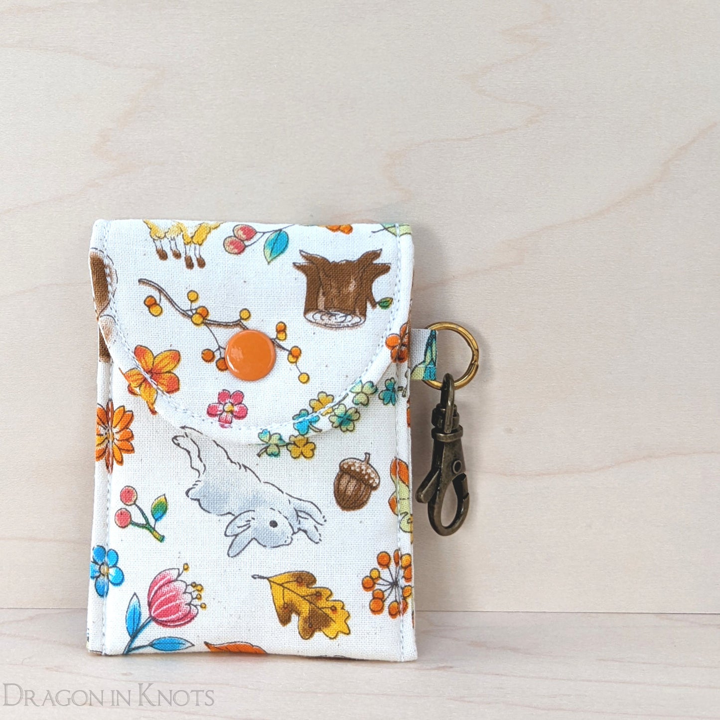 Woodland Critters Mini Essentials Pouch - Dragon in Knots