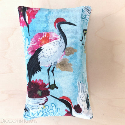 Red-crowned Crane Pocket Tissue Holder - Dragon in Knots handmade
