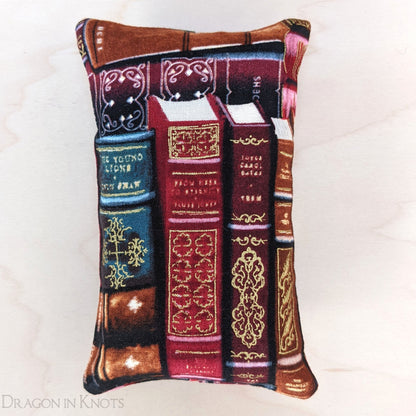 Old Books To-Go Facial Tissue Holder - Dragon in Knots handmade
