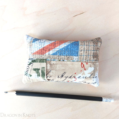 Union Jack Pocket Tissue Holder - Dragon in Knots handmade