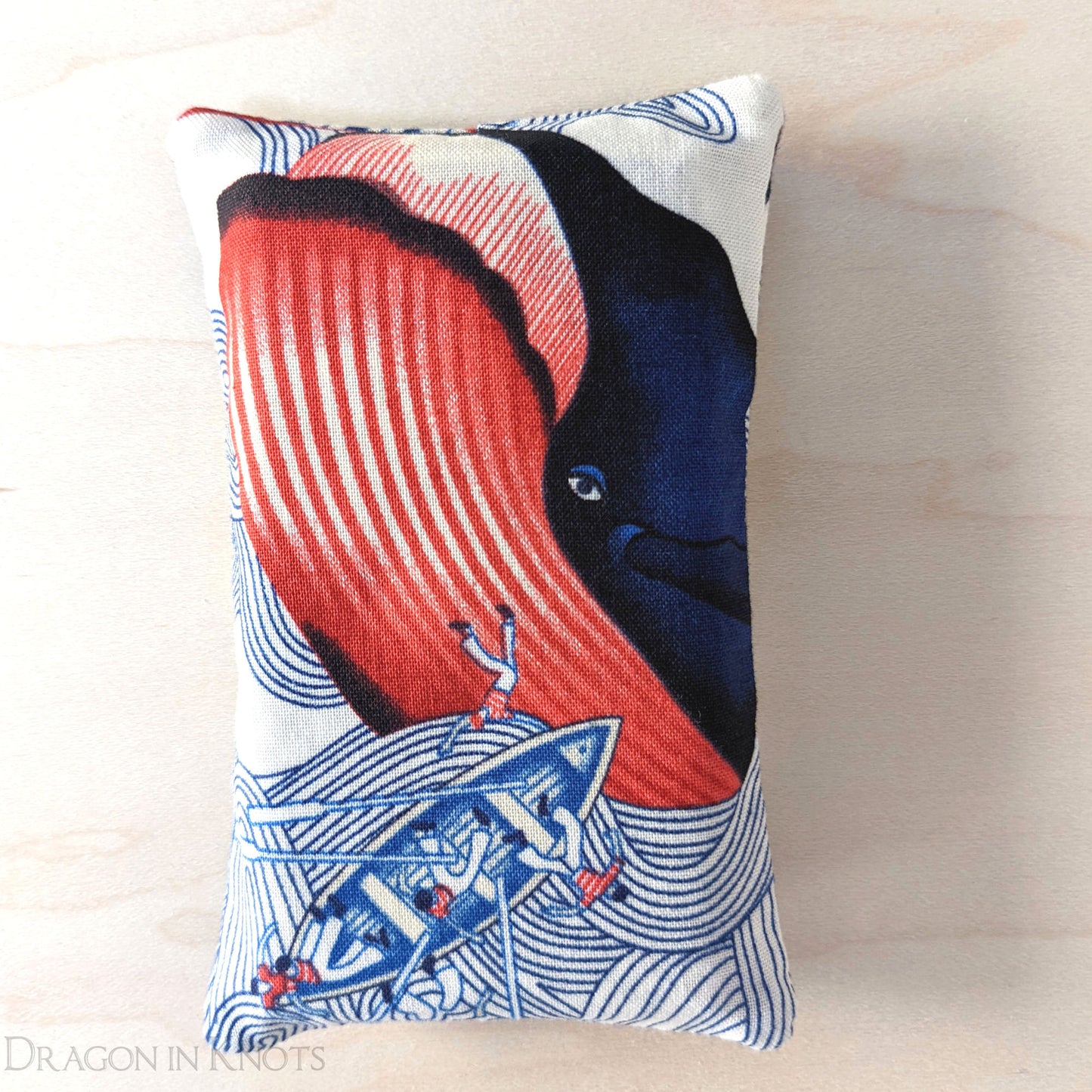 Out to Sea Pocket Tissue Holder - Dragon in Knots handmade