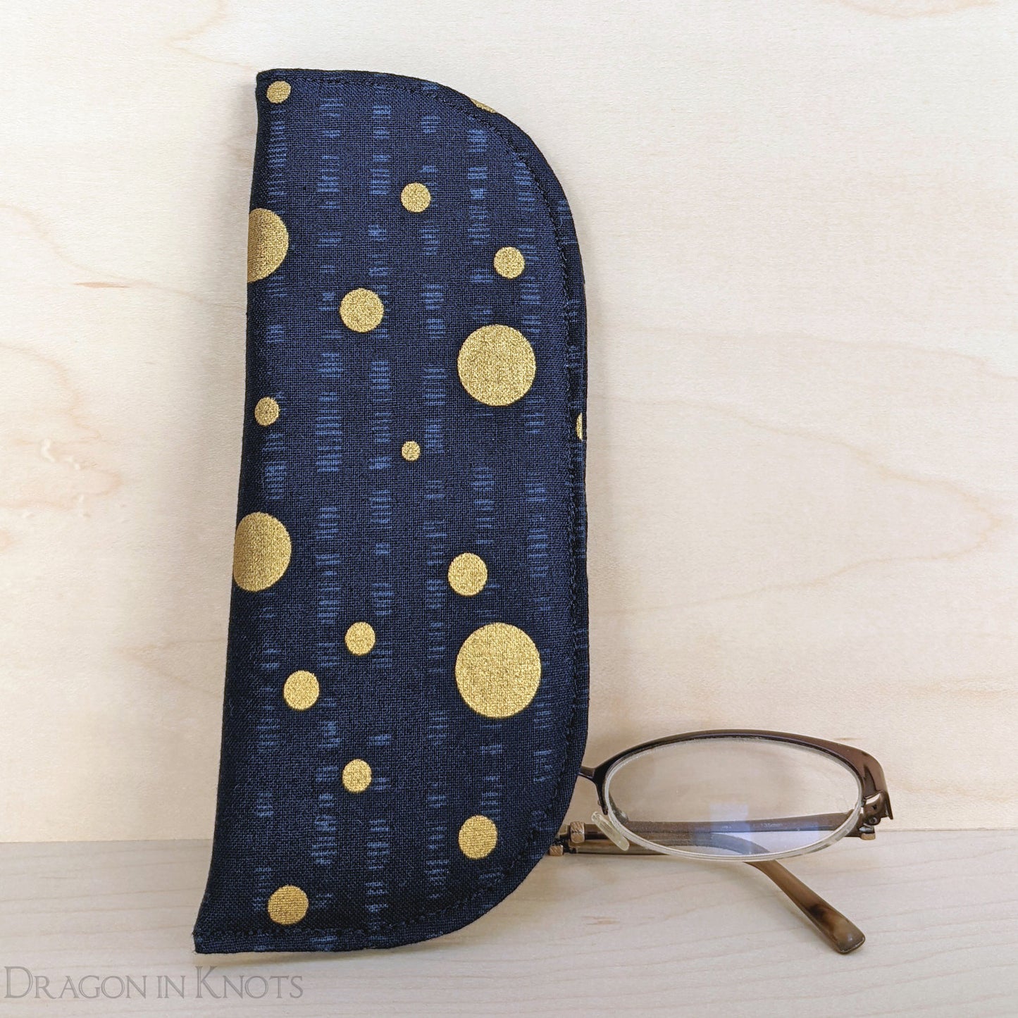 Many Moons Soft Eyeglass Sleeve - S - Dragon in Knots