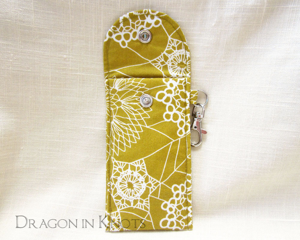 Spider Doily Tall Lip Gloss Case - Dragon in Knots handmade accessory