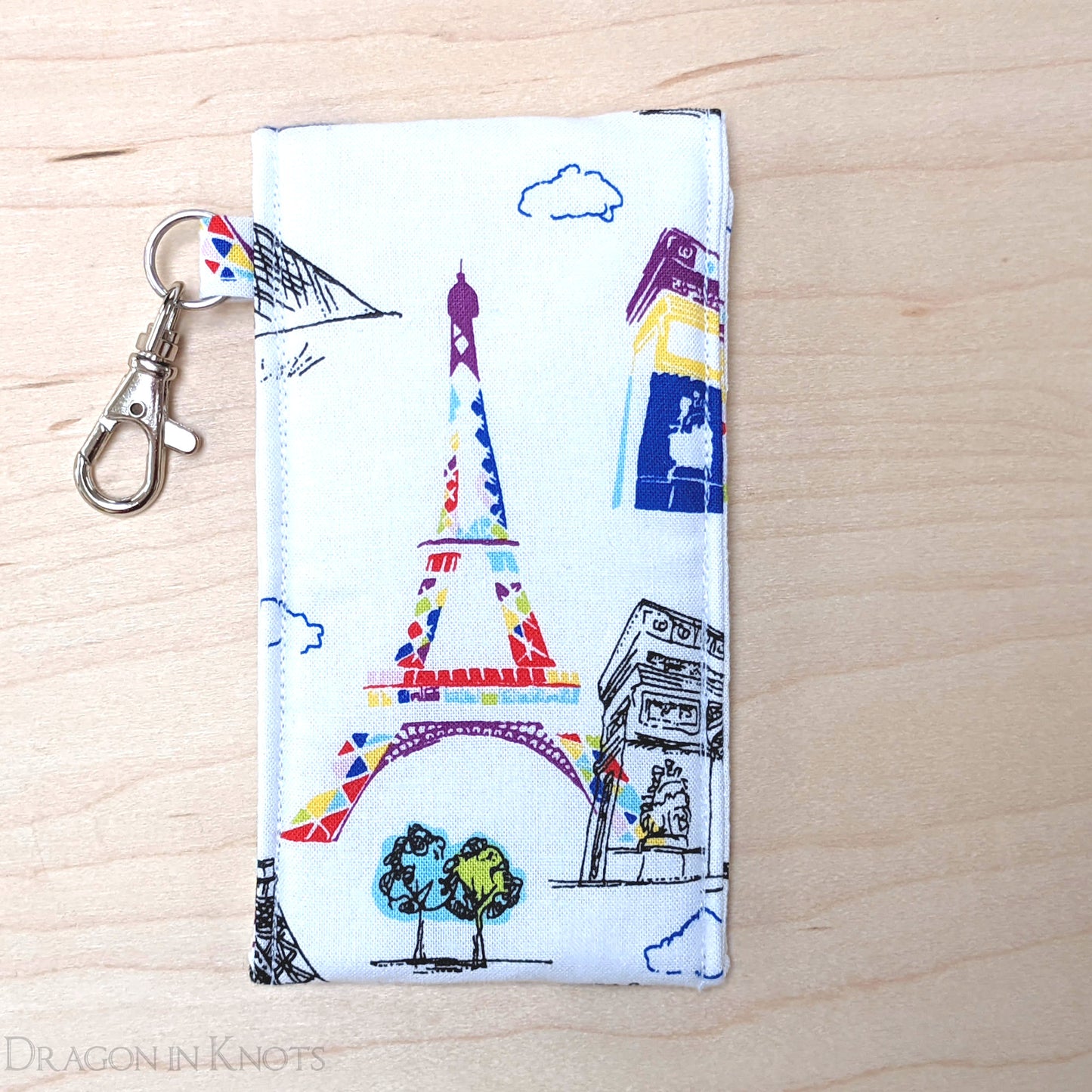 Colorful Eiffel Tower Tall Lip Gloss Holder - Dragon in Knots