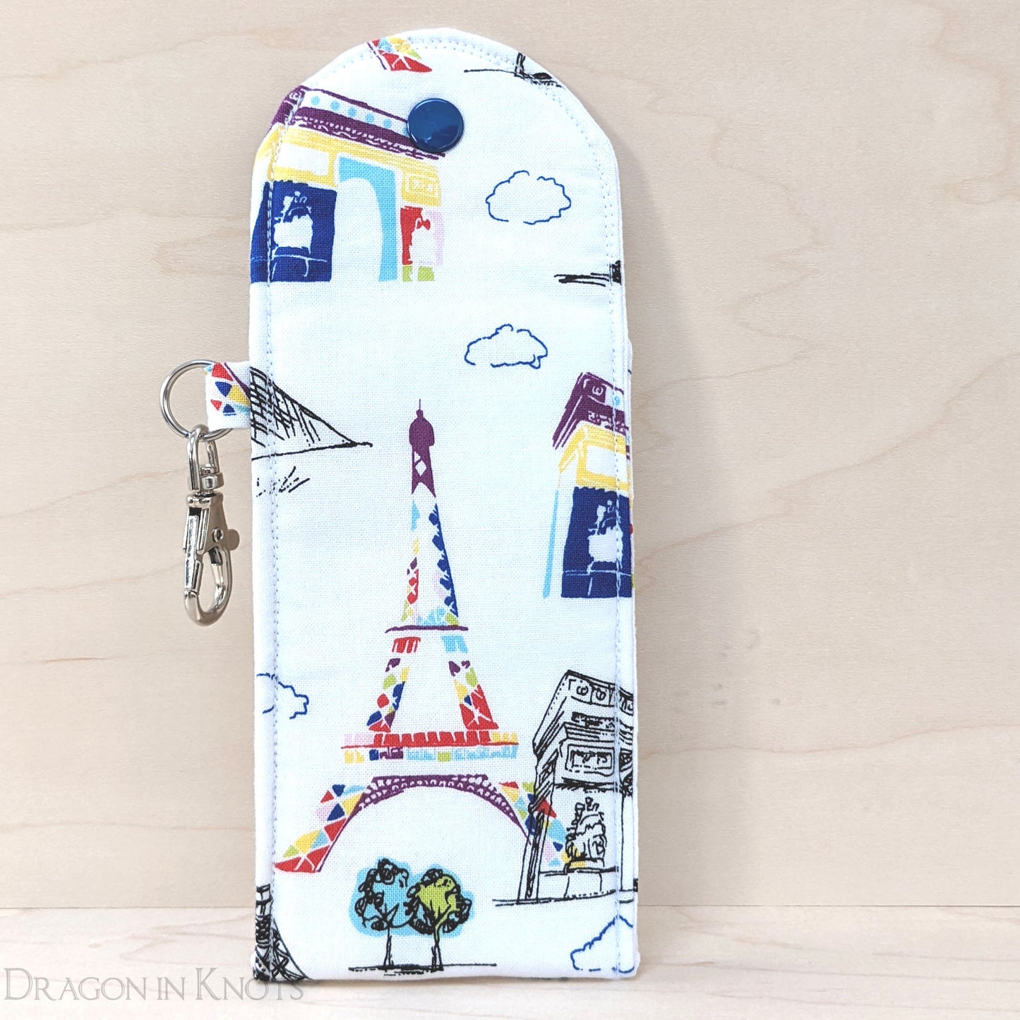 Colorful Eiffel Tower Tall Lip Gloss Holder - Dragon in Knots