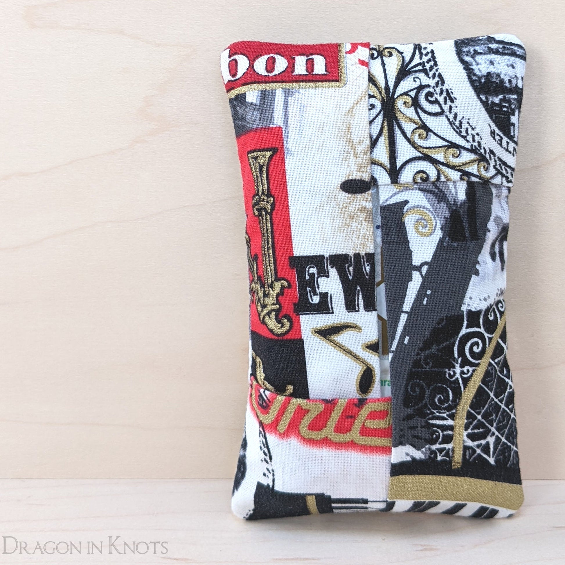 New Orleans Trolley Pocket Tissue Case - Dragon in Knots
