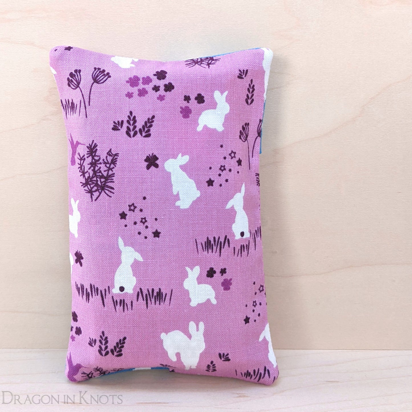 Bunnies on Orchid Pocket Tissue Holder - Dragon in Knots